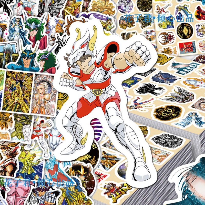 101 個聖闘士星矢アニメステッカー漫画キャラクター DIY - Desk Accessories のレビューと価格