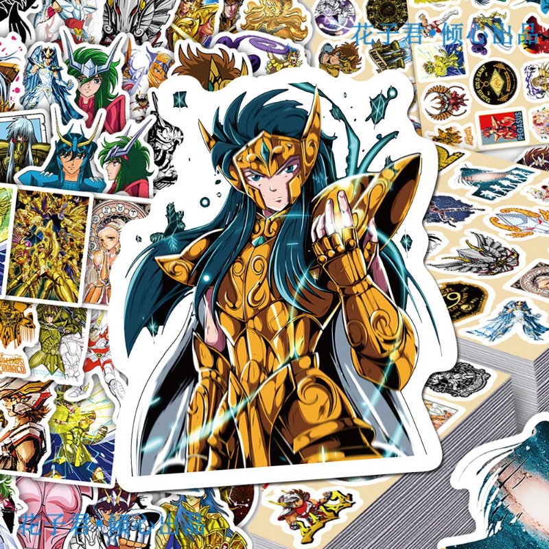 101 個聖闘士星矢アニメステッカー漫画キャラクター DIY - Desk Accessories のレビューと価格