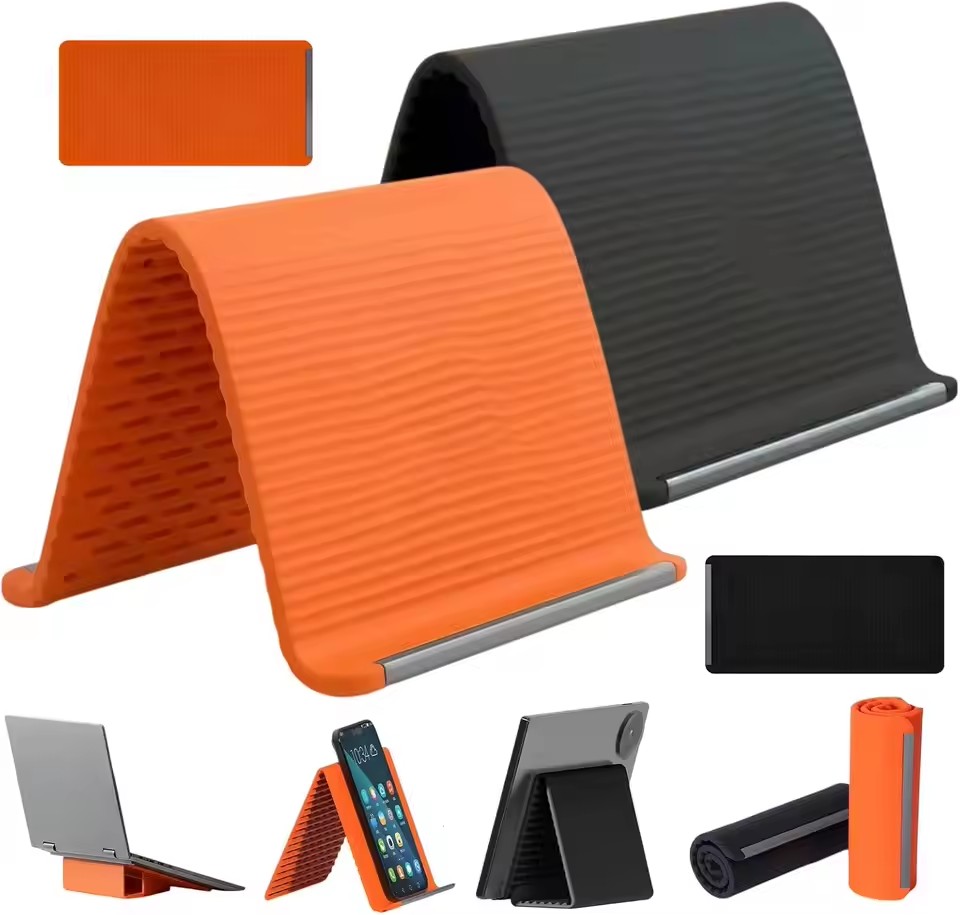 怠惰な人でも使える、持ち運び可能なスマートフォンスタンド。シ - Desk Accessories のレビューと価格