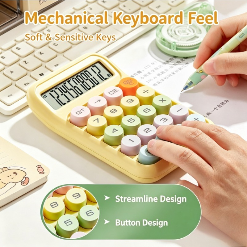 かわいらしいカラフルなデザインの、メカニカルキーボードのよう - Scientific Calculator For Secondary School のレビューと価格